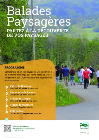 Programme des balades paysagères